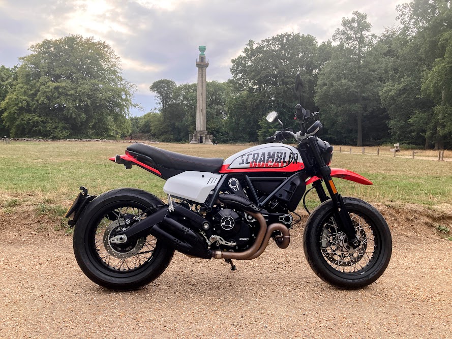 2022 Ducati Scrambler Urban Motard on gravel path