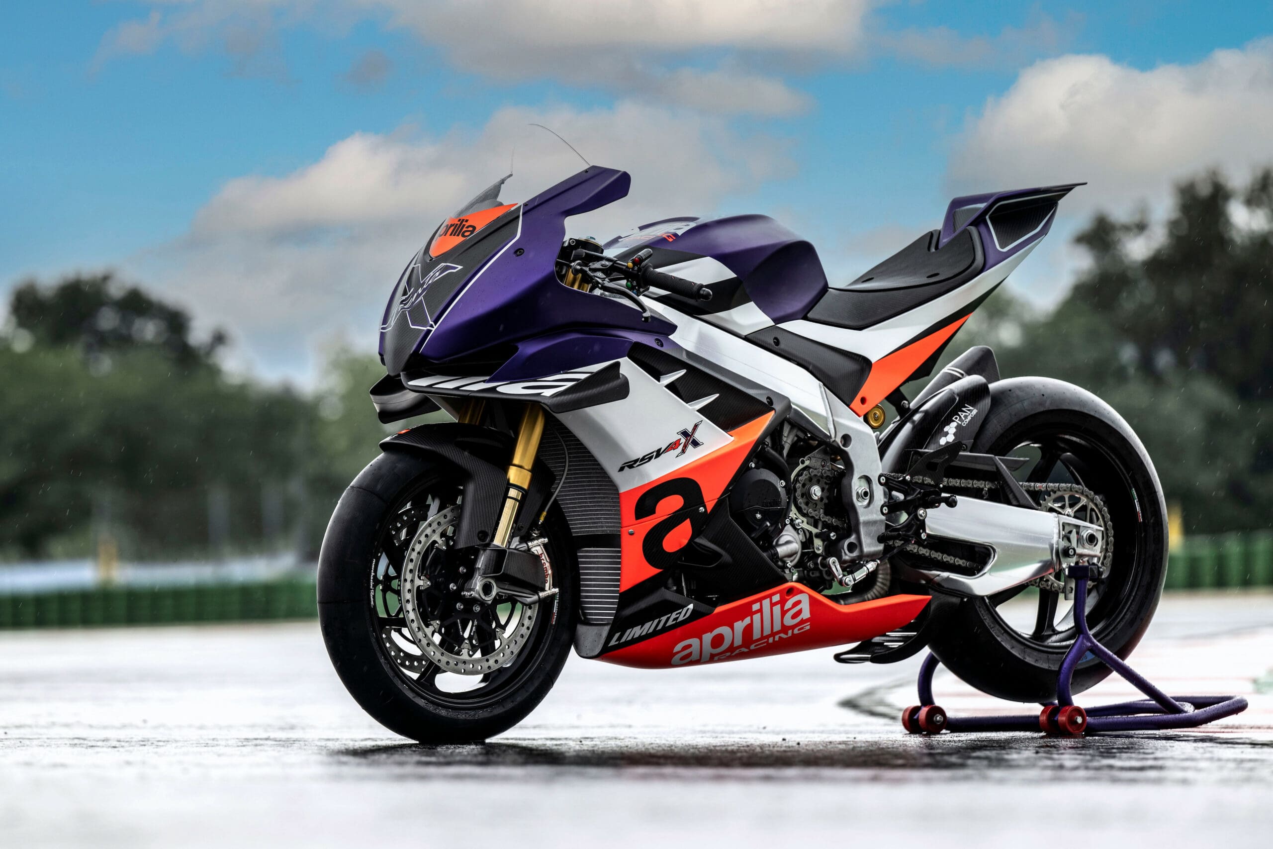 The APrilia RSV4 XTrenta, April's massive track-only, limited edition supersport. Media sourced from the relevant press release.