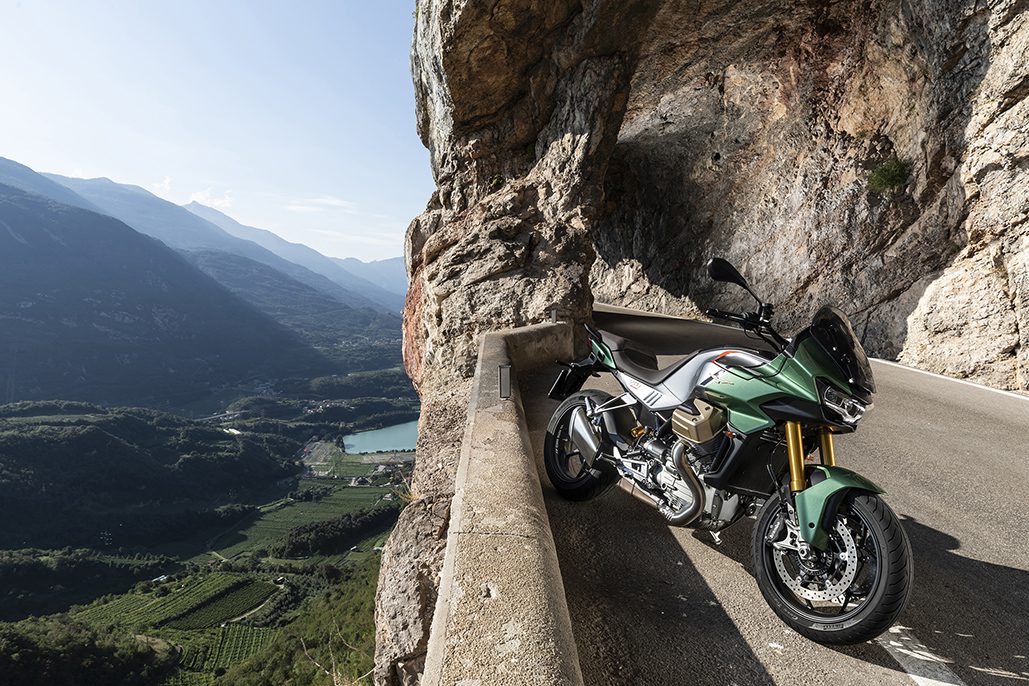 Moto Guzzi’s V100 Mandello. Media sourced from the relevant Moto Guzzi press release.