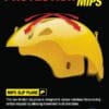 Diagram showing MIPS slip plane and elastomeric retention system in Bell Star DLX MIPS helmet