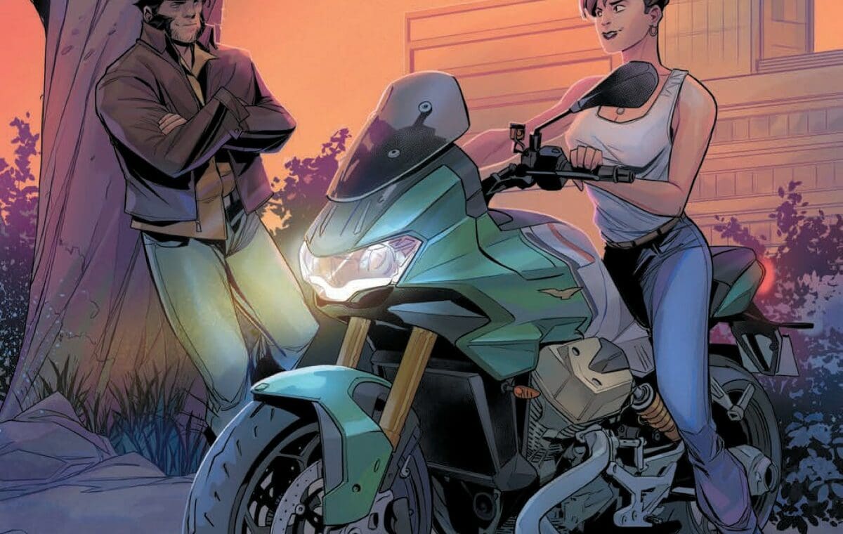 Marvel’s new limited-edition comic, featuring the Moto Guzzi V100 Mandello. Media sourced from the relevant Moto Guzzi press release.
