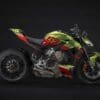 The Ducati Streetfighter V4 Lamborghini. Media sourced from Ducati's press release.