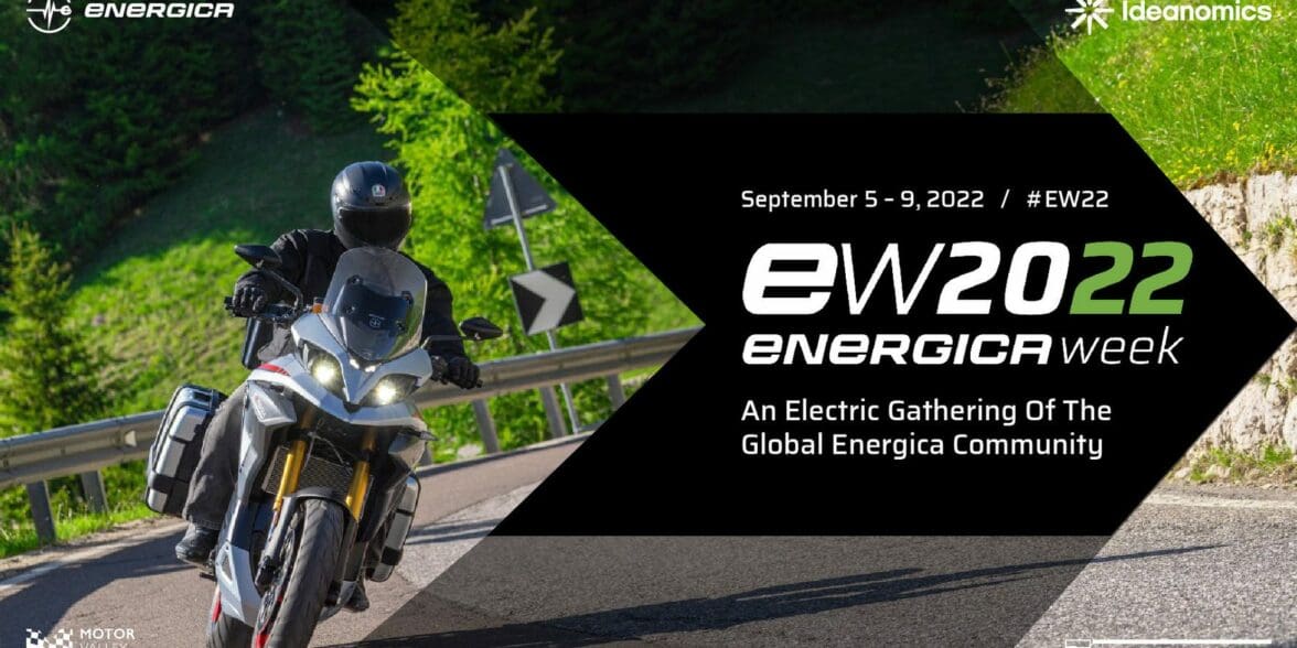 The Energica Week 2022 advert and title page. Media sourced from PRNewswire.