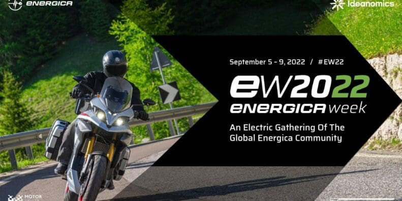 The Energica Week 2022 advert and title page. Media sourced from PRNewswire.