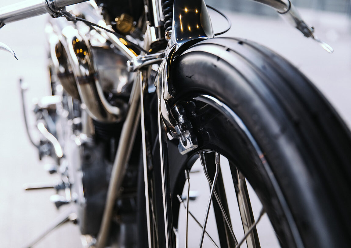 'The Velocette,' a custom build from the mastermind of Hazan Motorworks. Media sourced from Bike EXIF.