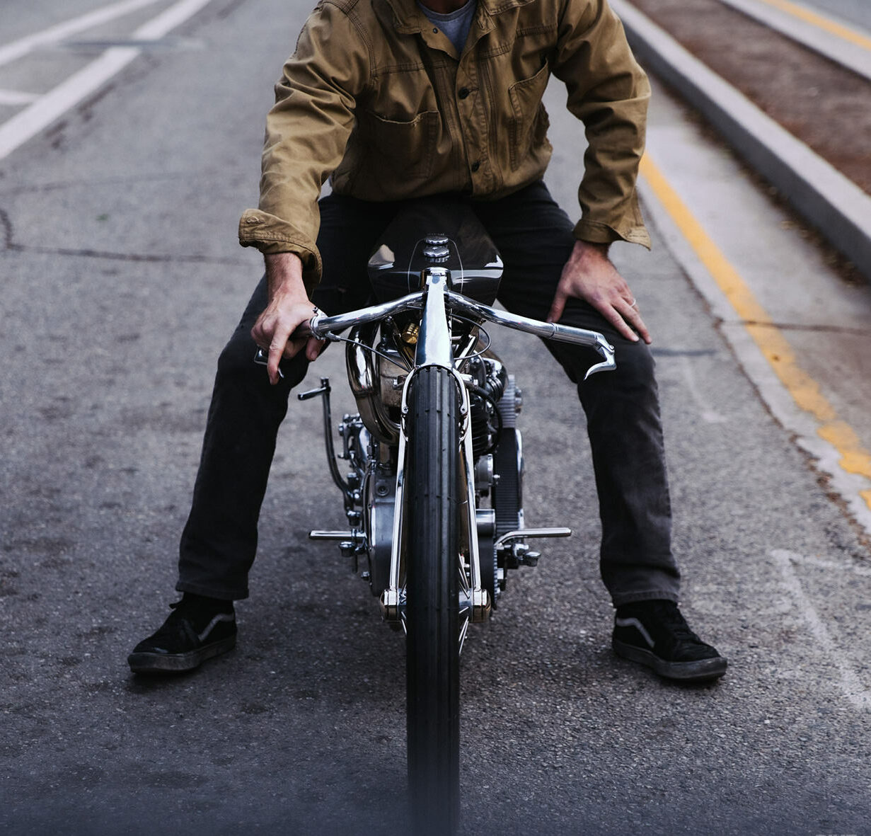 'The Velocette,' a custom build from the mastermind of Hazan Motorworks. Media sourced from Bike EXIF.