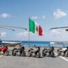 The Moto Guzzi special edition V100 Mandello Aviazione Navale. Media sourced from Moto Guzzi's press release.