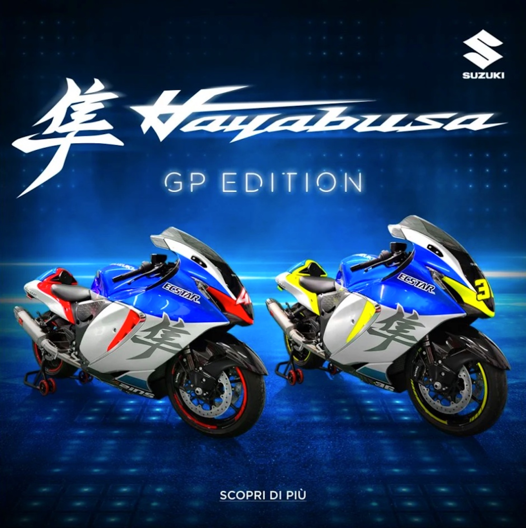 Suzuki's Special GP Edition Hayabusa. Media sourced from VisorDown.