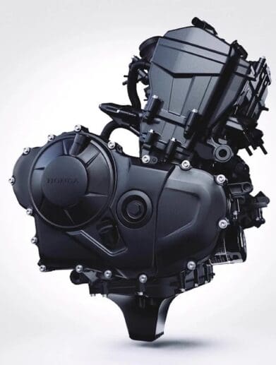 A view of the Honda Hornet, as well as her twin heart. Media sourced from Motorcycle.com