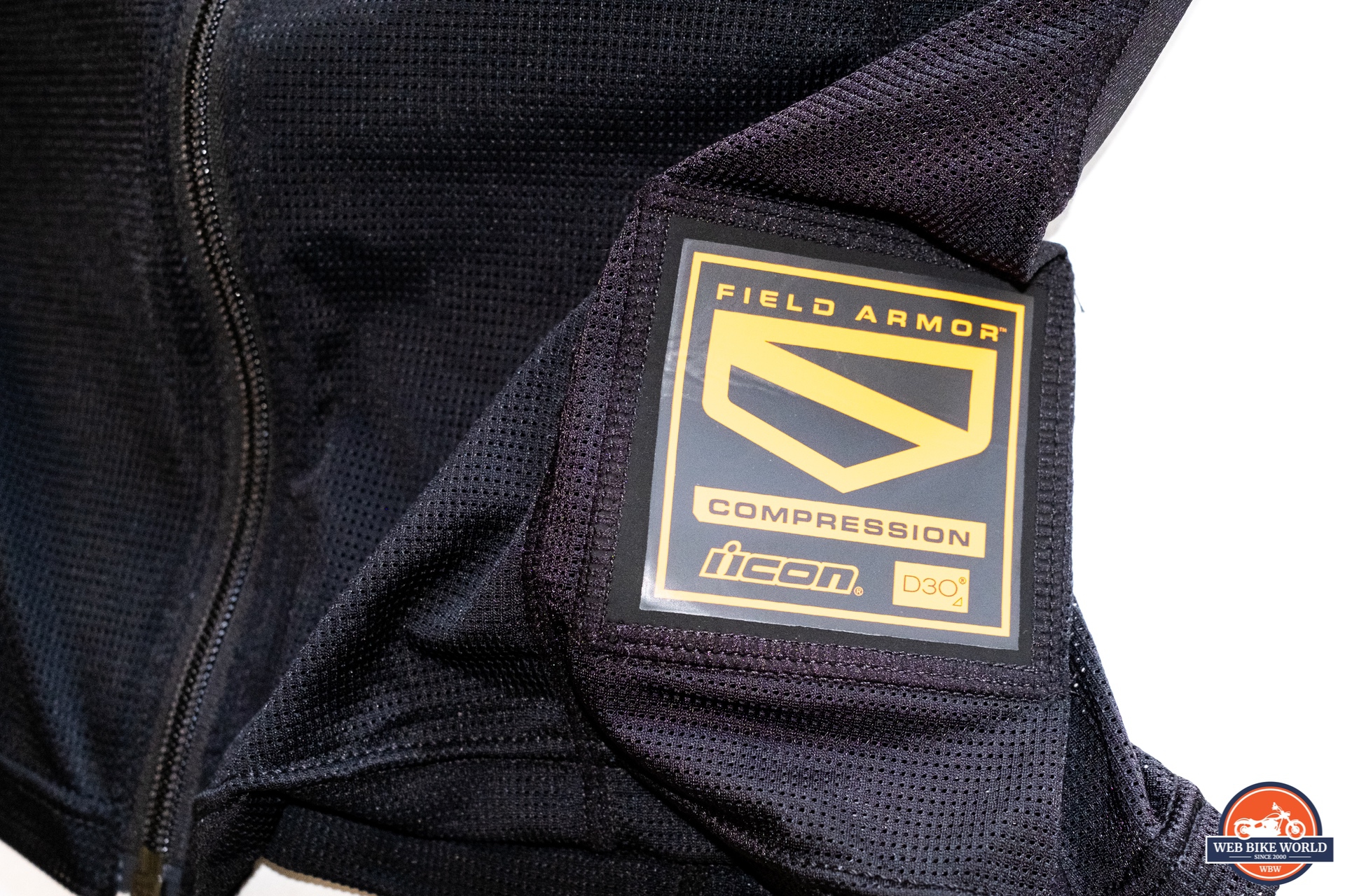 ICON field armor exterior logo