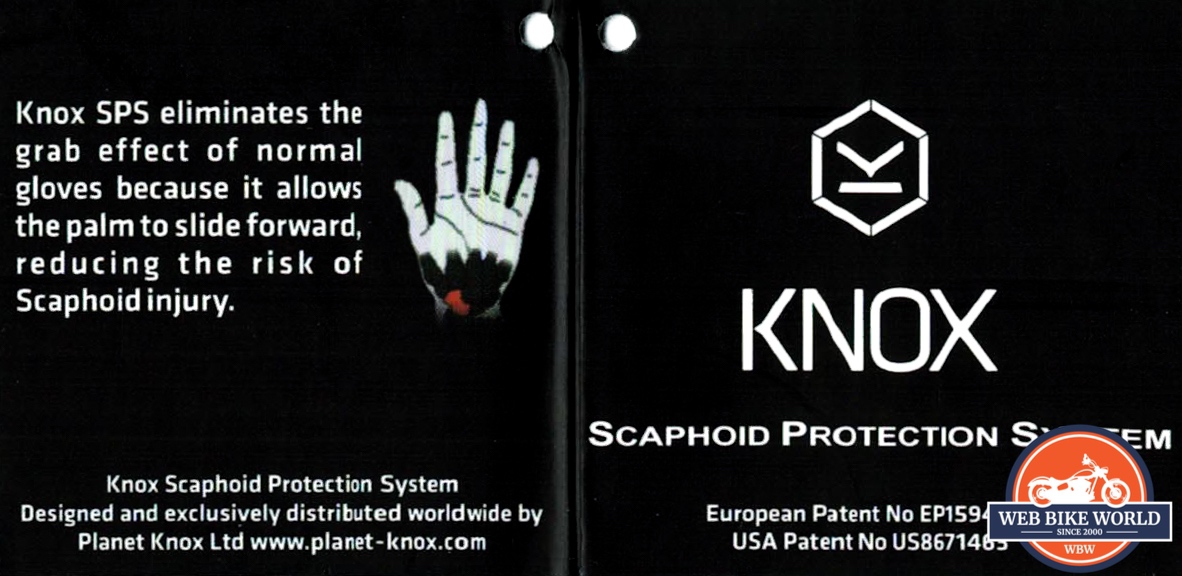 SPS system card for Knox Handroid Pod Mark IV Gloves
