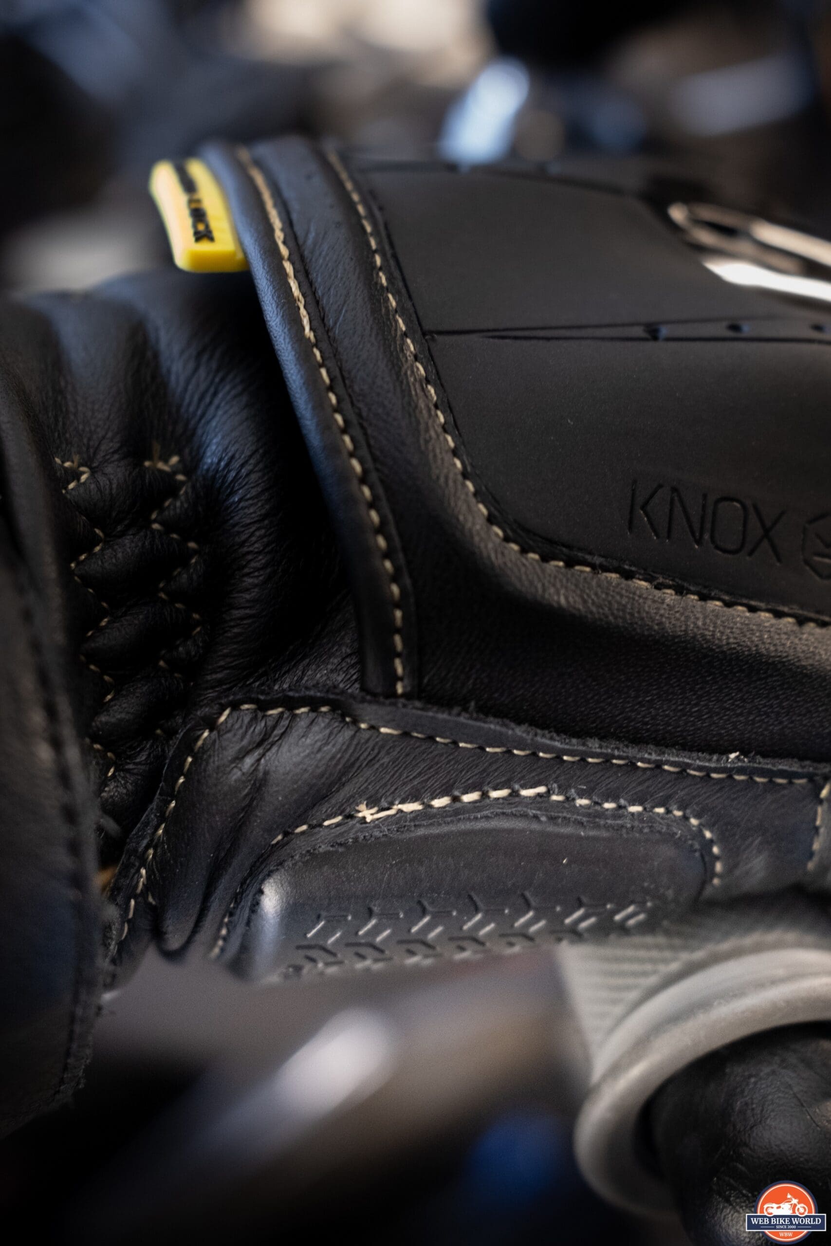 Scaphoid heel of hand outer position on Knox Handroid Pod Mark IV Gloves