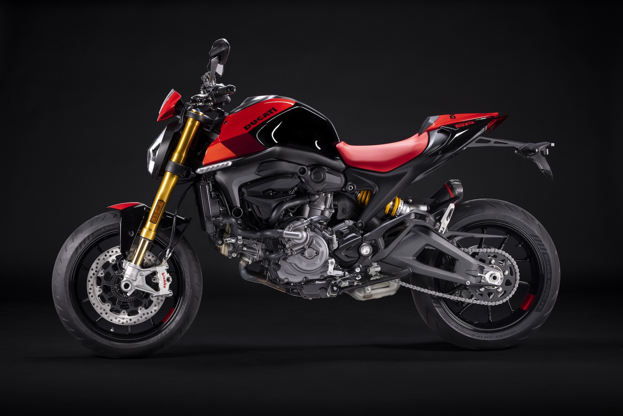 Ducati's Episode 2 of their 2023 World Premiere has bred a Monster SP for Ducatisti...or 'Monsteristi.' Media sourced from Ducati's press release. 