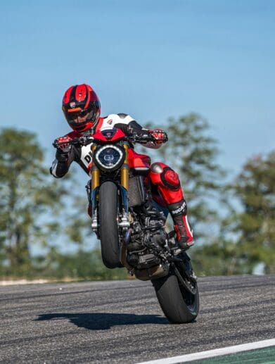Ducati's Episode 2 of their 2023 World Premiere has bred a Monster SP for Ducatisti...or 'Monsteristi.' Media sourced from Ducati's press release.