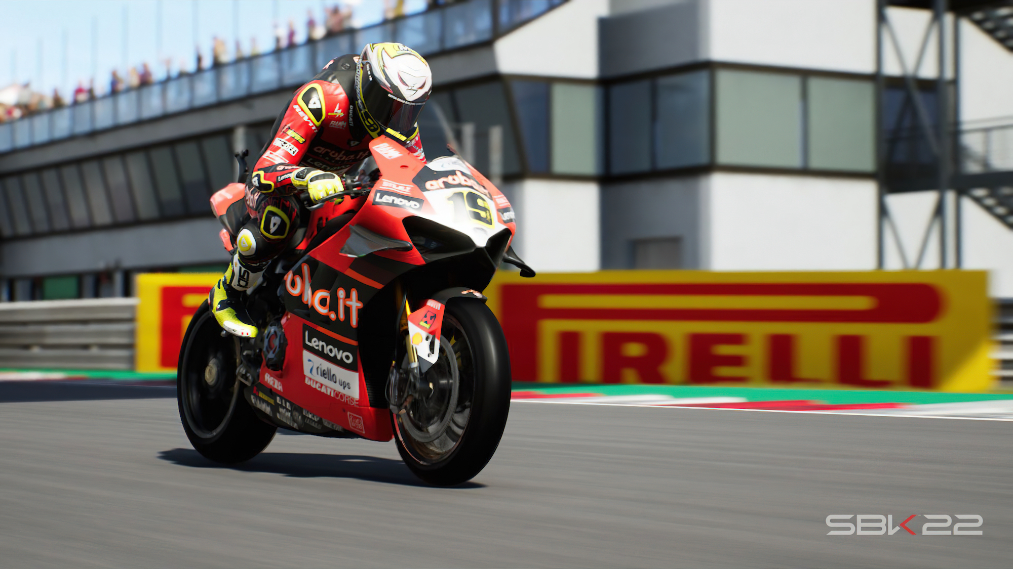 Pirelli tires are the slicks of choice for the all-new SBK™22 videogame. Media sourced from Pirelli's recent press release.