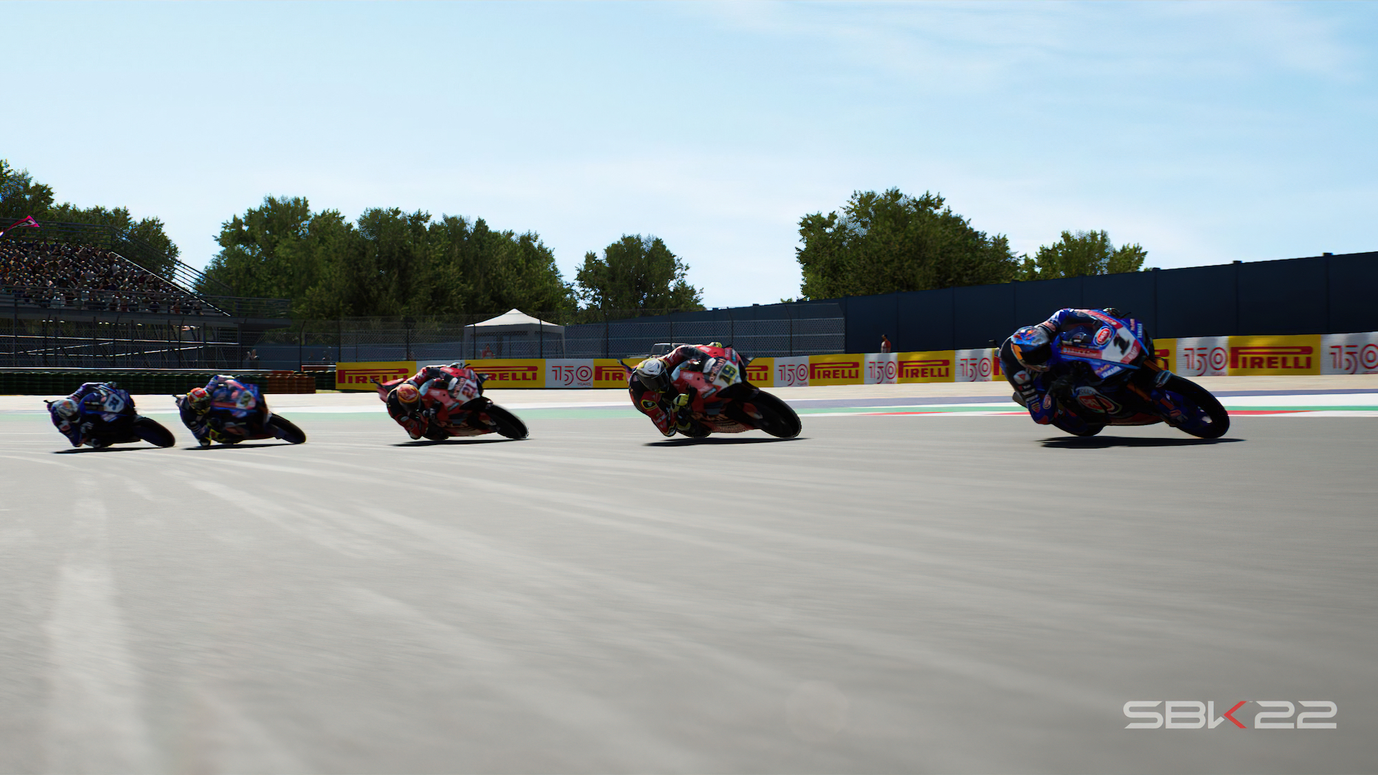 Pirelli tires are the slicks of choice for the all-new SBK™22 videogame. Media sourced from Pirelli's recent press release.