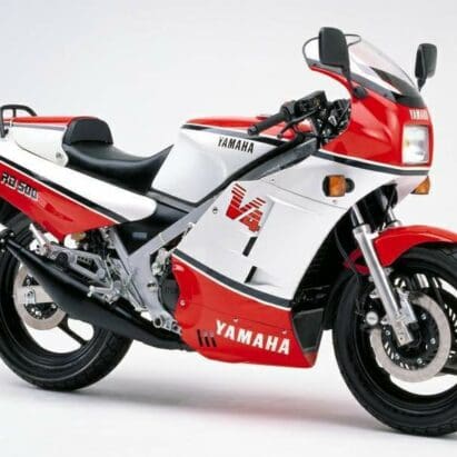 1985 Yamaha RD500LC motorcycle