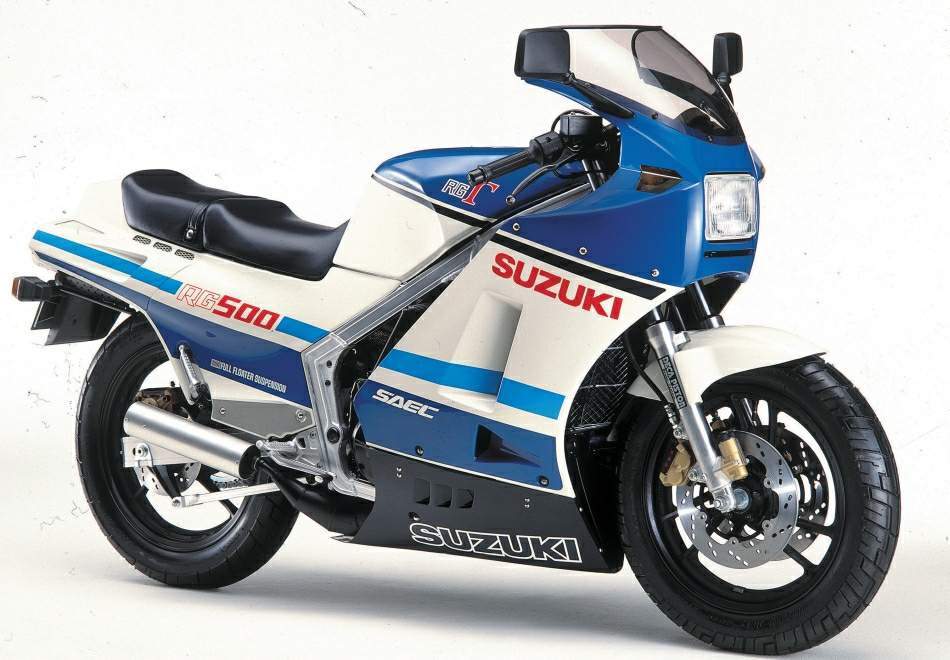1985 Suzuki RG500 motorcycle