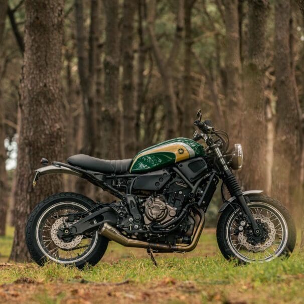 ‘The Forager,’ A Classic XSR700 from the Shop of Deus Ex Machina. Media sourced from Deus Ex Machina.