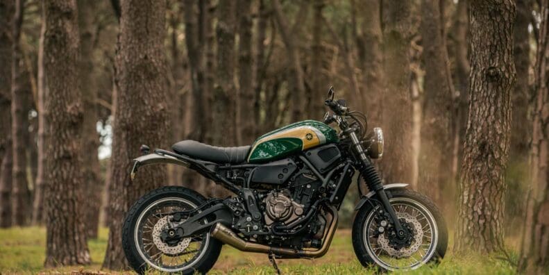 ‘The Forager,’ A Classic XSR700 from the Shop of Deus Ex Machina. Media sourced from Deus Ex Machina.
