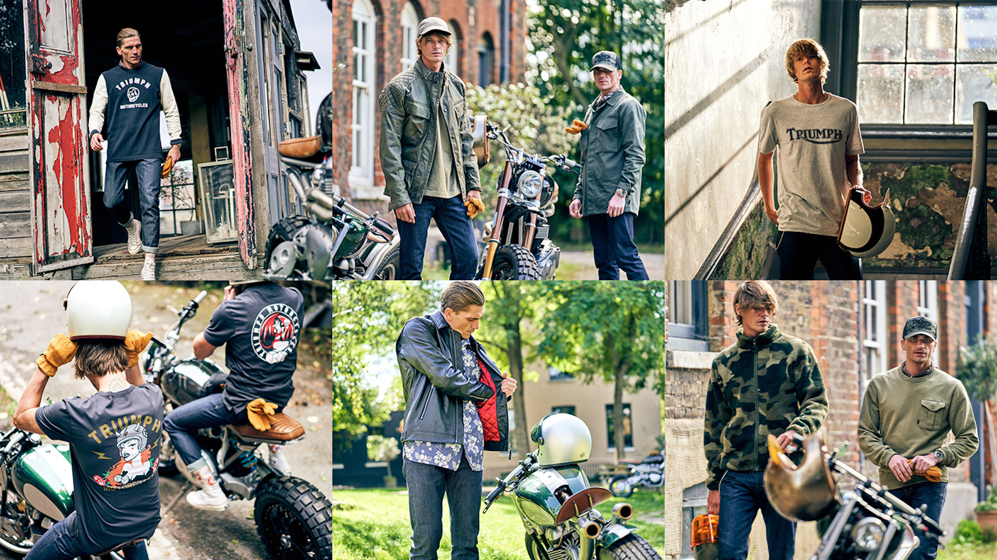 Triumph gear and apparel collections debut in new countries every year.  Media sourced from Triumph Motorcycles. 