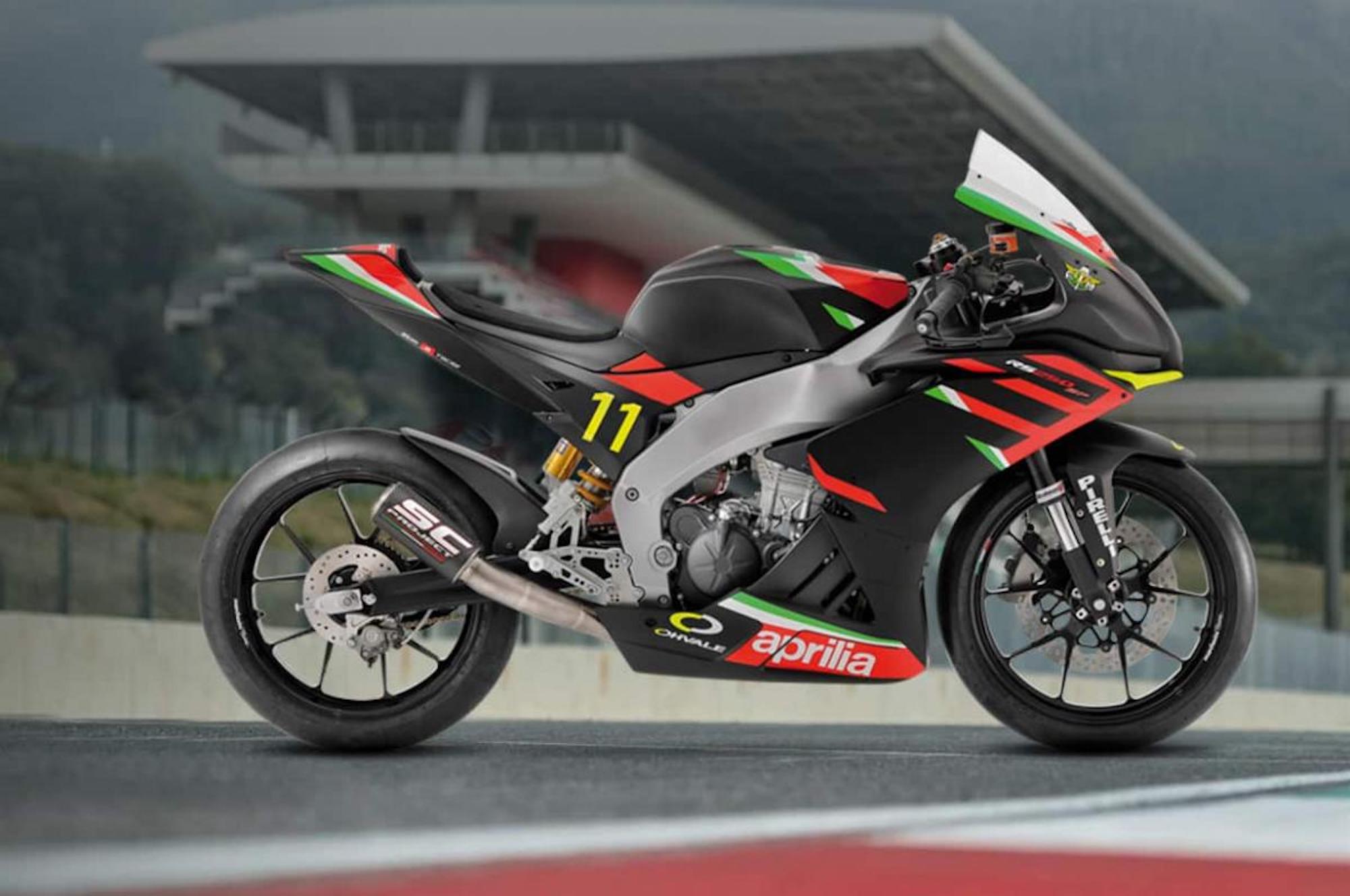 Aprilia's RS250. Media sourced from VisorDown.