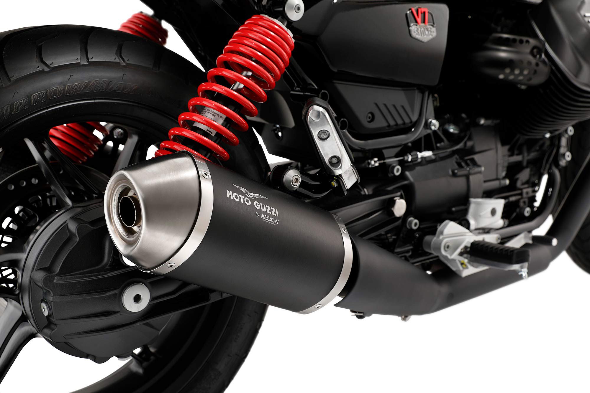 Moto Guzzi's V7 Stone Special Edition. media sourced from Cycle World.