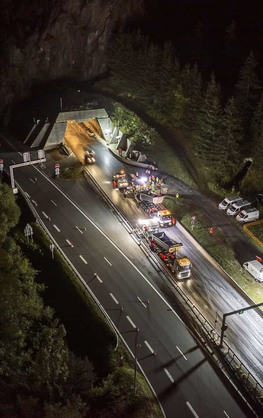 Biophalt, a substance created by French company Eiffage Route that uses a vegetable binder over the traditional crude oil alternative. Media sourced from Eiffage Route's website.