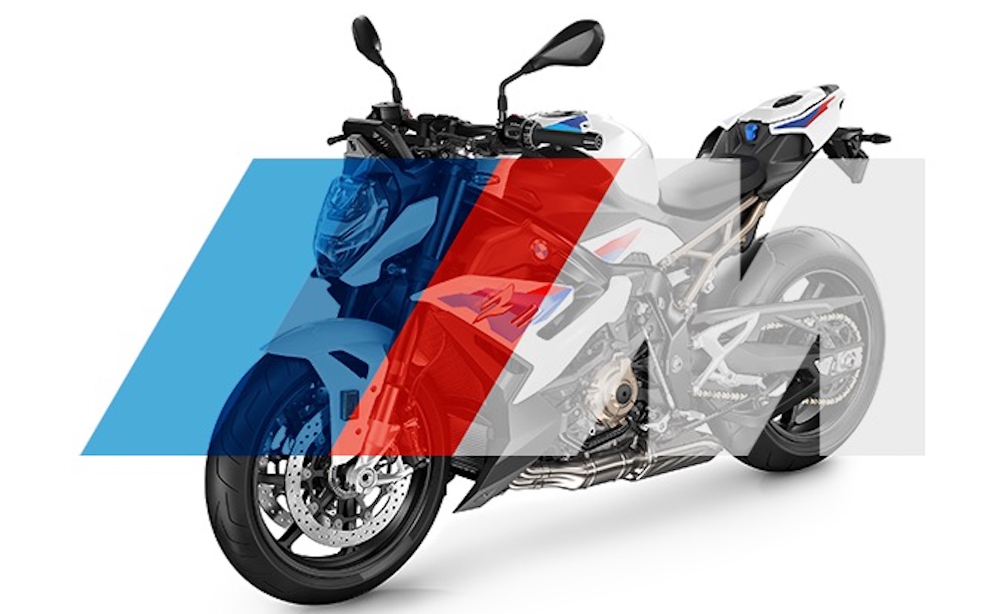 BMW's S 100 R, which is about to be updated as an 'M' variant. Media sourced from Motorcycle.com.