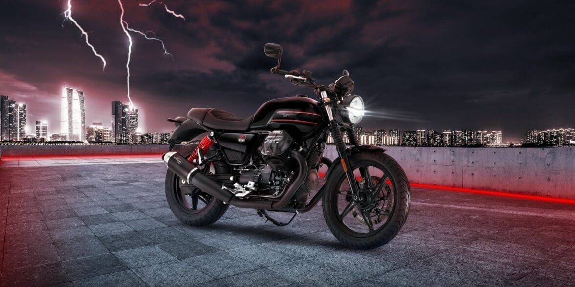 Moto Guzzi's V7 Stone Special Edition. media sourced from Moto Guzzi.