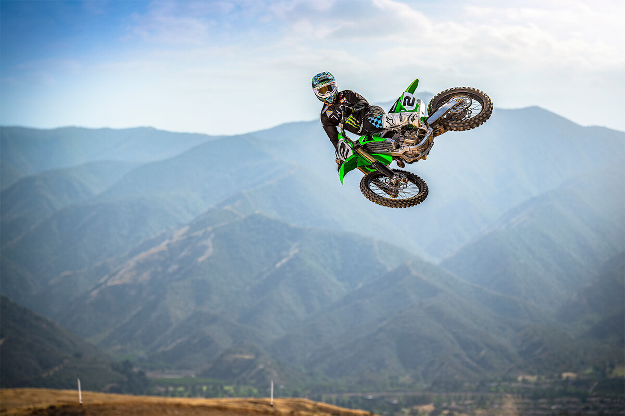 Kawasaki's enduro machines, which are available for a test ride at the Kawasaki Enduro Demo Ride Days in Worcestershire. Media sourced from Kawasaki.