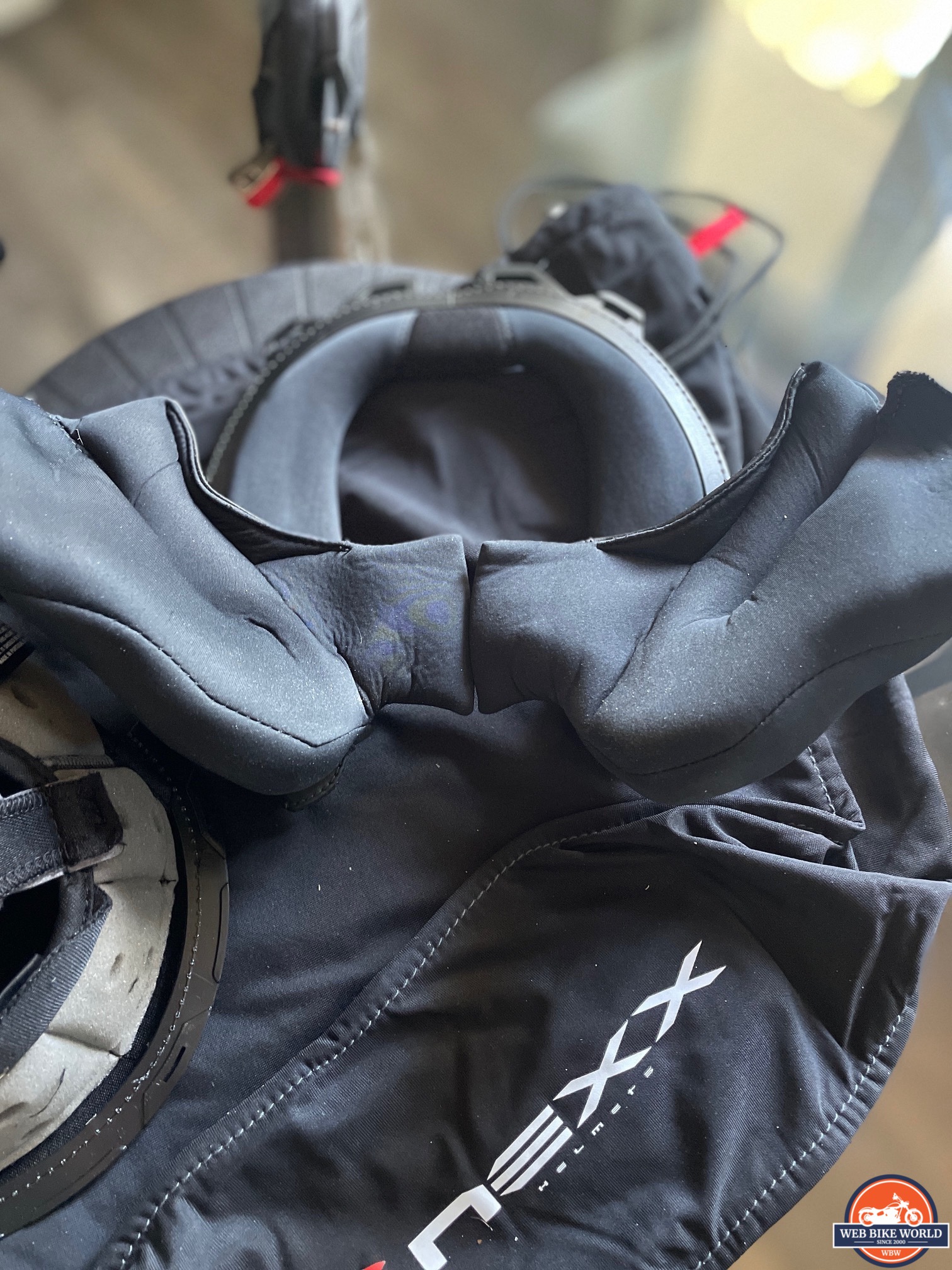 Removable liner for Nexx X.Vilitur Carbon Zero Pro helmet