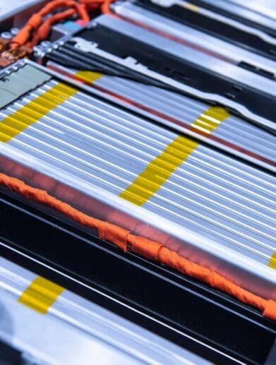 A battery, nestled in it's anti-corrosive casing. Media sourced from Review Geek.