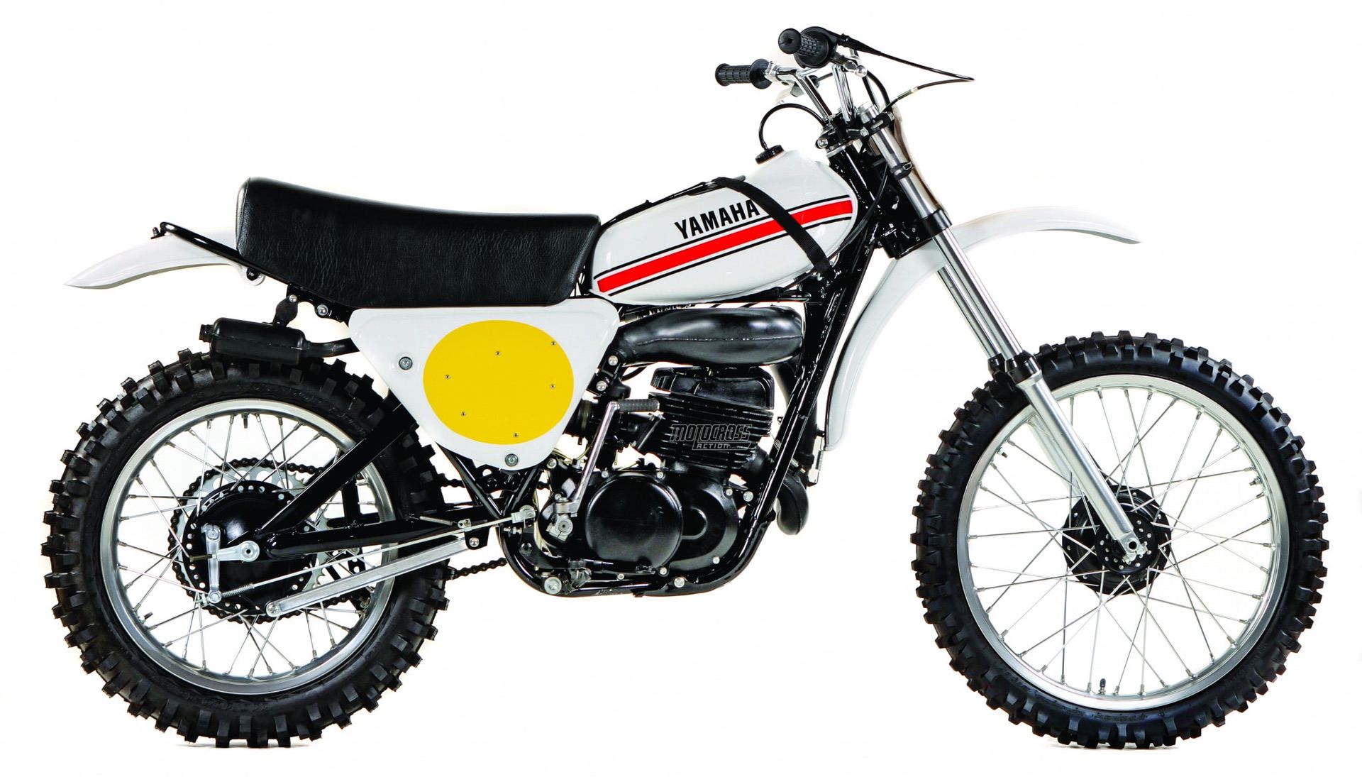 A ’74 Yamaha YZ360 motocross motorcycle