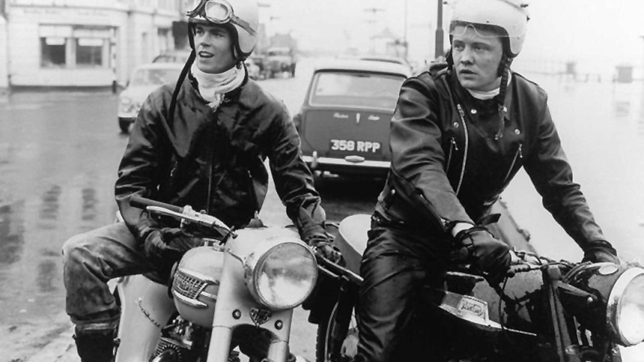 A scene from the movie "The Leather Boys" - 1964