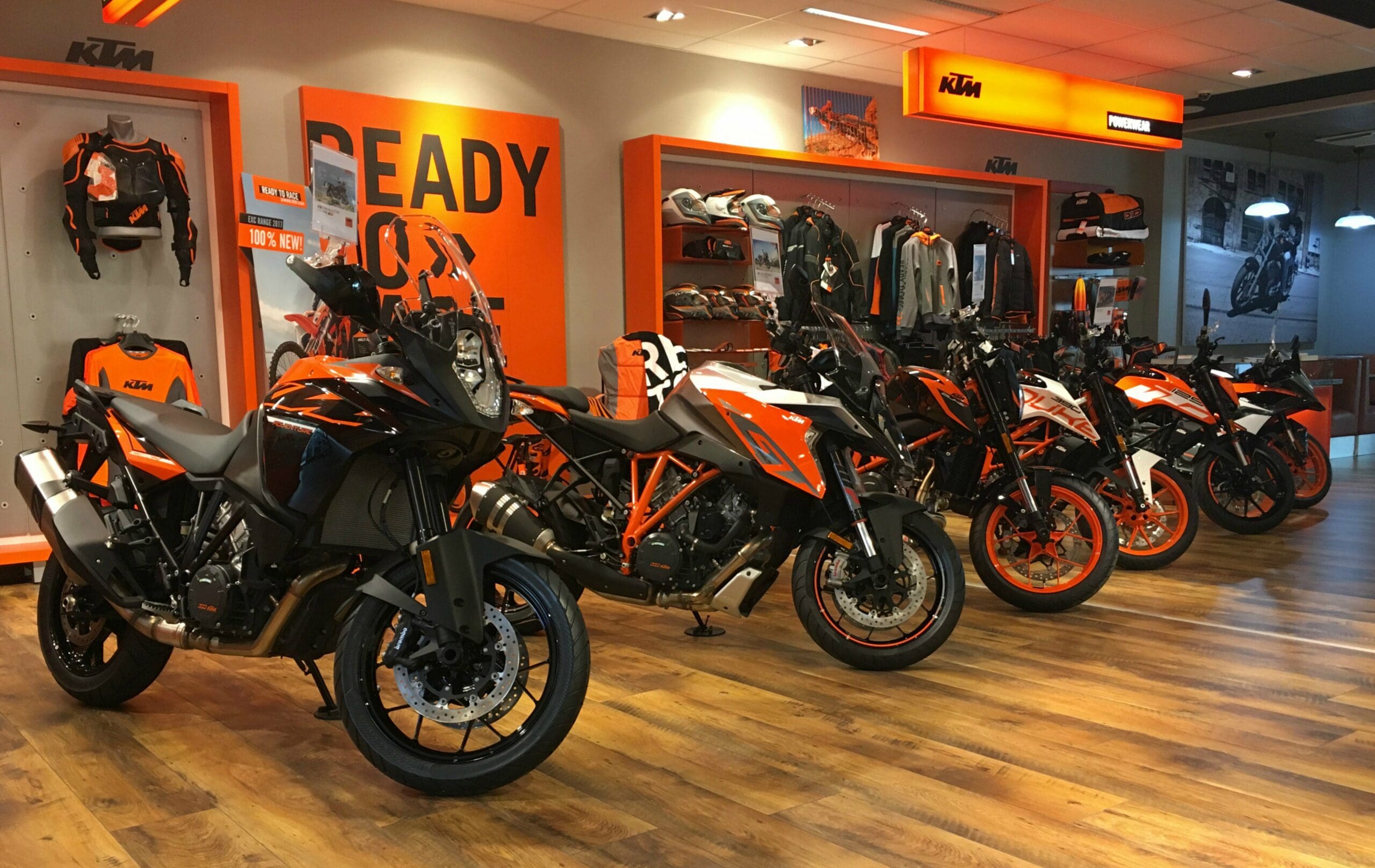 A KTM dealership. Media sourced from KTM Malta's Twitter. 