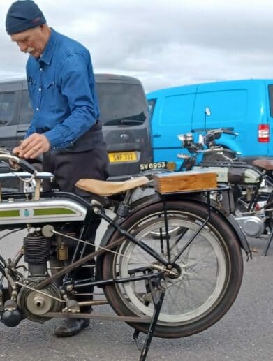 A view of the bikes (and riders) connected with the Vintage Motor Cycle Club. Media sourced from the VMCC's Facebook page.