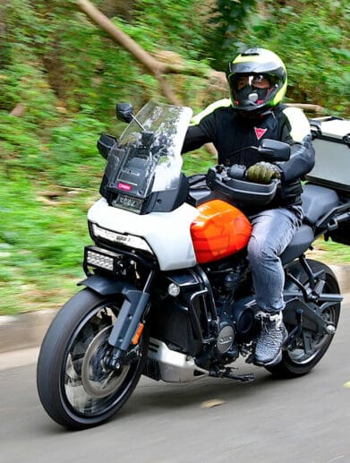 Harley-Davidson's Pan America. Media sourced from C! Magazine.