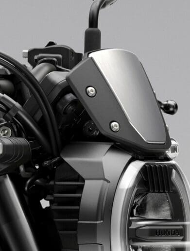 A view of Honda's all-new 2023 CB650R and CBR650R. Media sourced from Honda's press release.