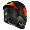 Rear three-quarter view of the Icon Airframe Pro Carbon helmet