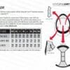 Diagram showing sizes and components for Icon Airframe Pro Carbon helmet