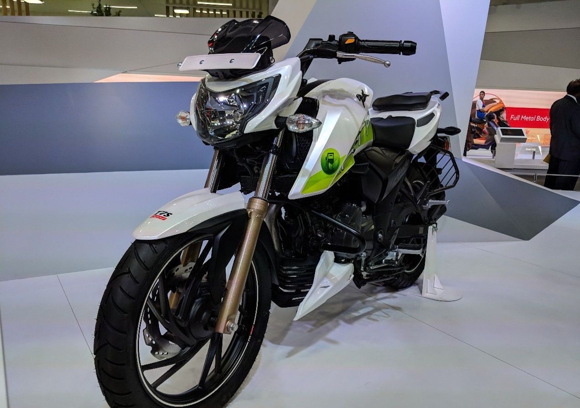 TVS's Apache. Media sourced from Indian Autos Blog.