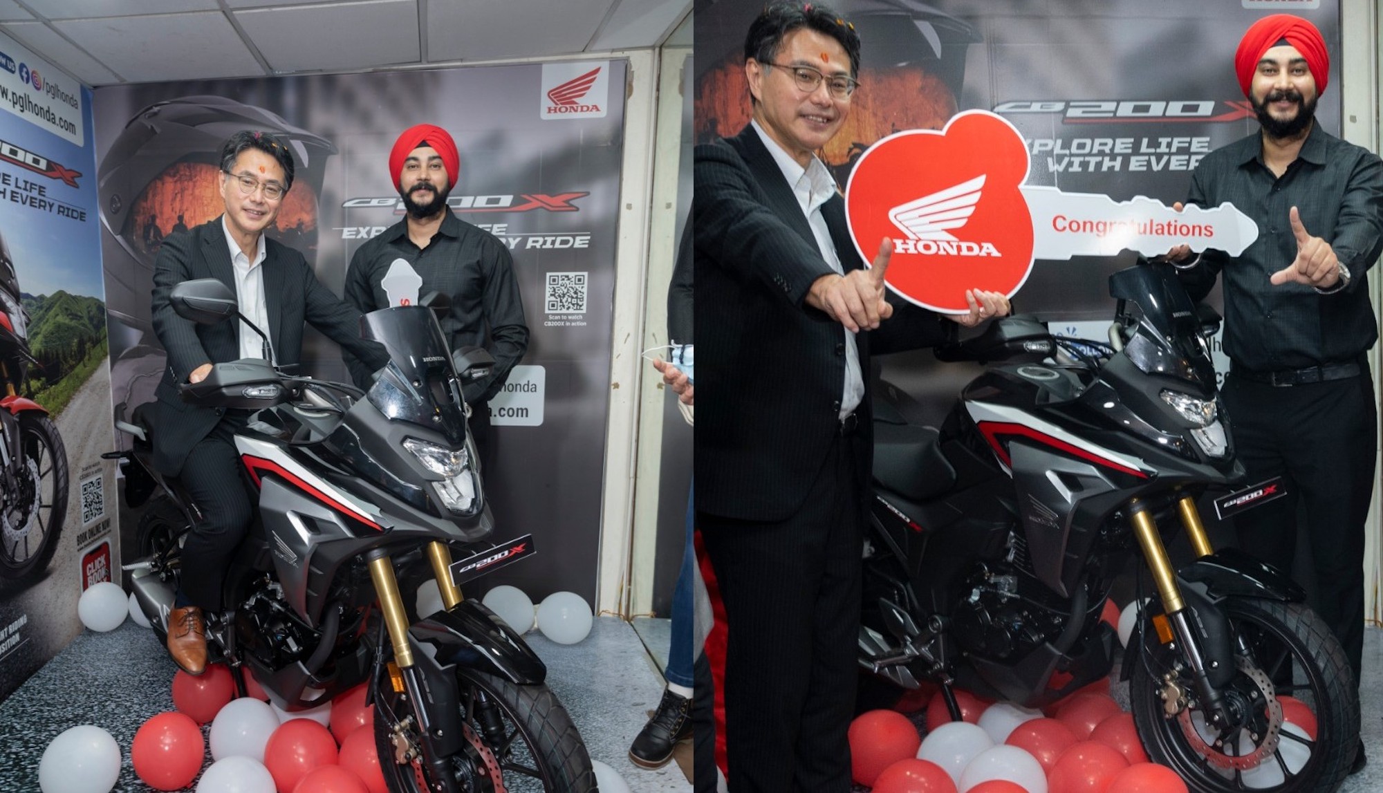 The Honda Motorcycle & Scooters India CEO, Mr. Ogata. Media sourced from the Samikhsya.