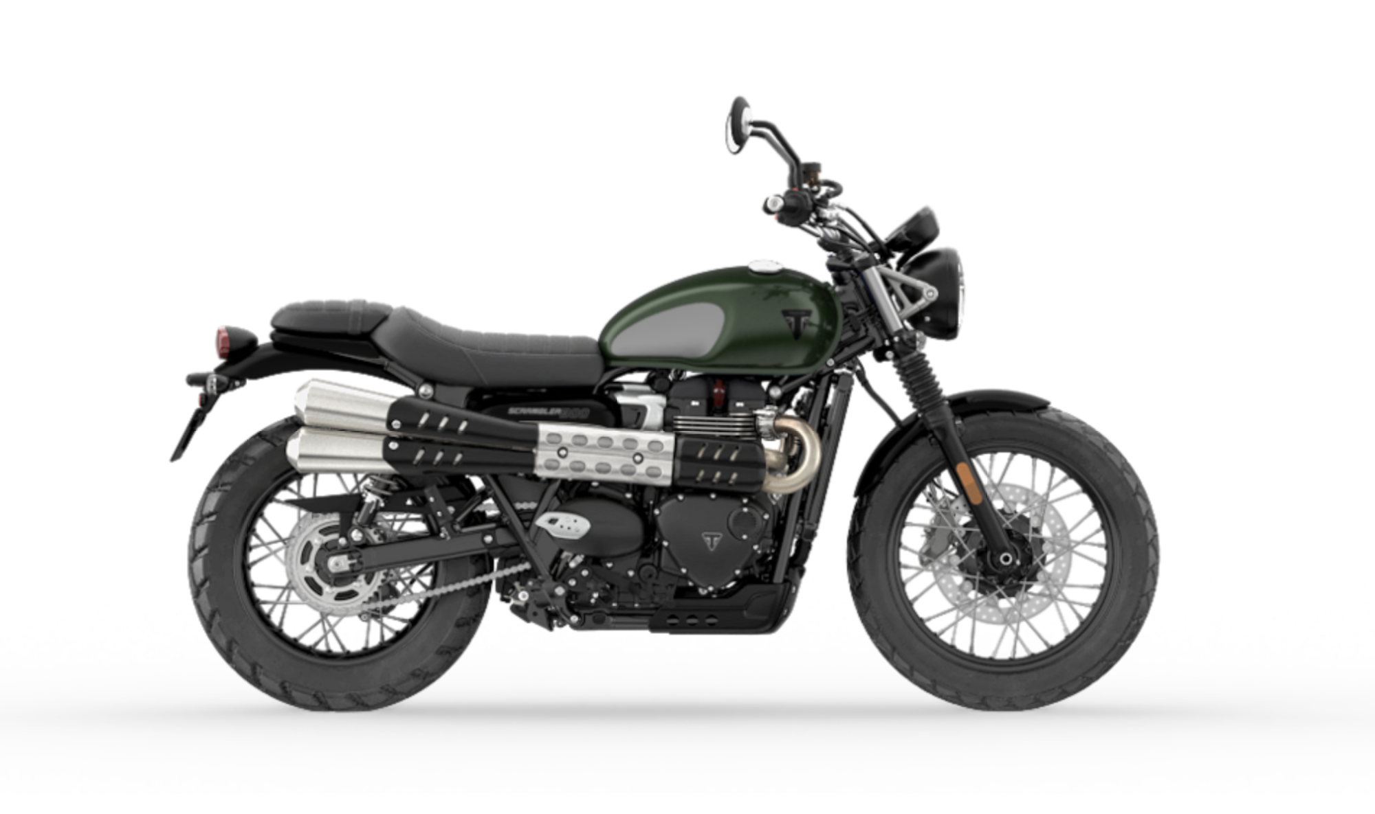 The Scrambler 900 Chrome Edition. Media sourced from Triumph. 