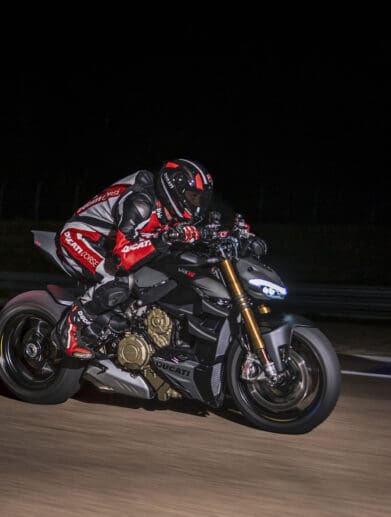 Ducati's new Streetfighter range, including the V4, V4 S, and V4 SP2. Media sourced from Ducati.