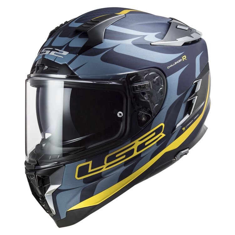 LS2 Challenger GT Carbon Flames helmet