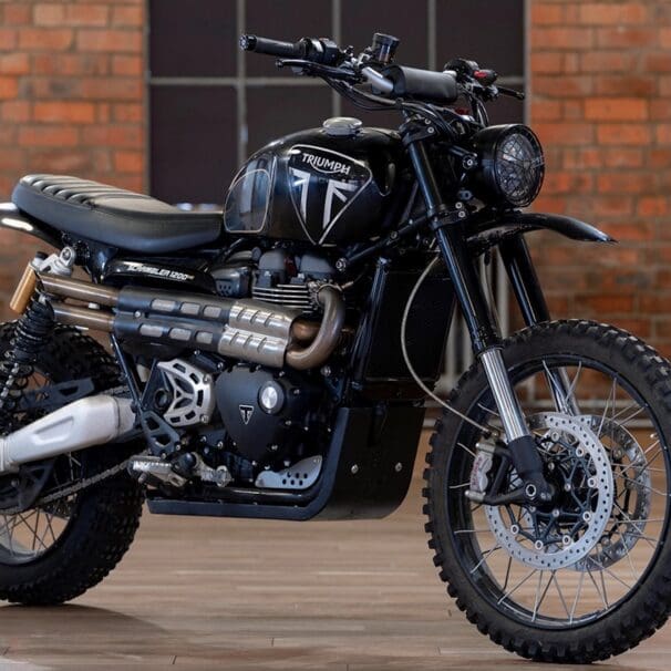 Bond's Scrambler 1200 XE, used by Daniel Craig in 2022's "No Time to Die." Media sourced from MCN.