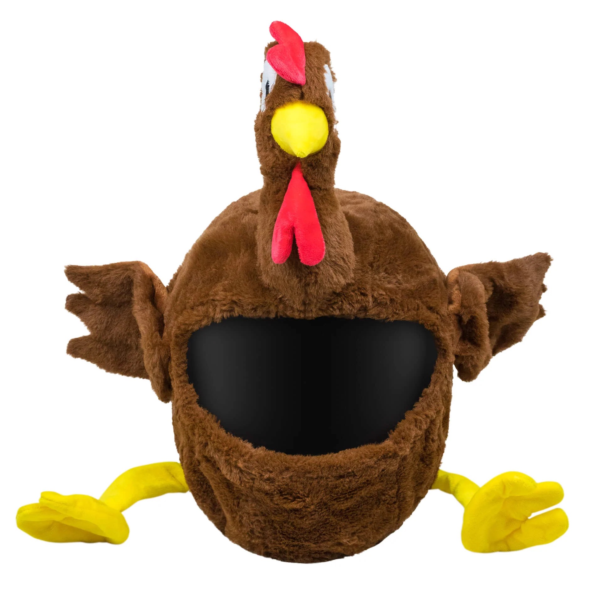 Moto Loot's turkey motorcycle helmet cover. Media sourced from Moto Loot.