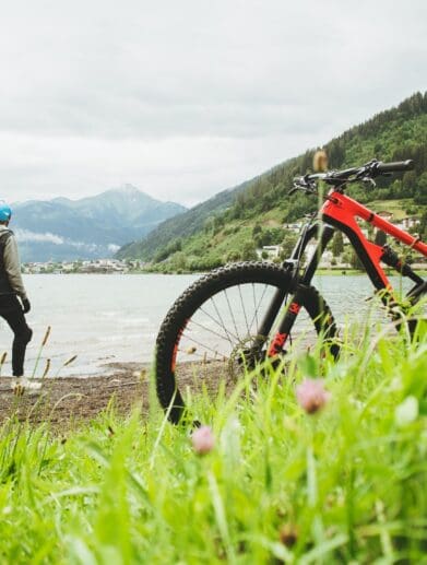 Ebike on a beach