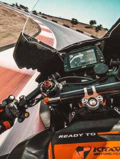 KTM's 2023 RC 8C, which sold out in just over 2 minutes. Media sourced from KTM.